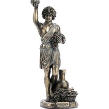 Ayrex Reçine Heykeller Dionysus Yunan Şarap ve Zevk Tanrısı Bronz Heykel / Biblo Ev Dekorasyonu