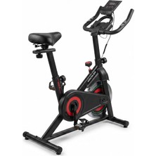 Ayrex Spin Kondisyon Bisikleti – 4 kg Volanlı, Ayarlanabilir Dirençli Egzersiz Bisikleti Kırmı