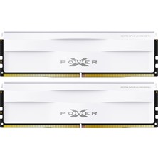 Sp Silicon Power Silicon Power Ddr5 32 GB (2X16 Gb) 6000 Mt/s (PC5-48000) 288 Pinli CL30 1,35 V Udımm Masaüstü Bellek Modülü Ram SP032GXLWU60AFDG Beyaz