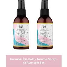 Uravas Store Ashley Joy Çocuklara Özel Kolay Tarama Spreyi X2 Avantajlı Set