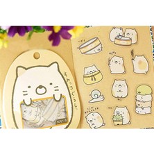 1001 Neko Temalı Sumikko Gurashi 50 Adet Sticker Seti • Bullet Journal