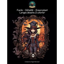 Uravas Store Digit Monster Larges Dessins À Colorier De Sorcières Steampunk