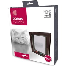M-Pets Doras Kedi Kapısı 4 Yollu Brown 197MMX190MM