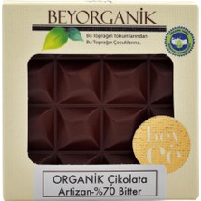 Ayrex Beyorganik Organik Artizan Çikolata%70 Bitter (3ADET) 40GR