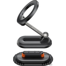 Ayrex CM-6240 Nimble Manyetik Telefon Tutucu, 3m Yapışkanlı Taban, Çift Eksenli Ayarlanabilir ve