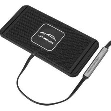 Ayrex Polham 15W Ultra Hızlı USB Girişli Masaüstü Kablosuz Şarj Aleti,şarj Pedi, Kaydırmaz K