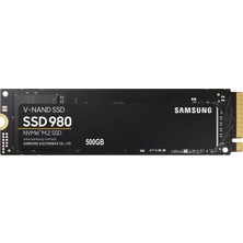 Samsung 980 Nvme M.2 Ssd, 500 Gb, Pcıe 3.0, 3.500 Mb/s Okuma, 3.000 Mb/s Yazma, Oyun ve Günlük Kullanım Için Dahili Ssd, MZ-V8V500BW