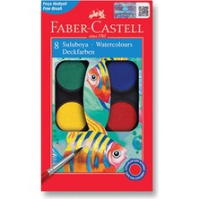 Uravas Store Faber-Castell Suluboya, 8 Renk Küçük Boy - 5292125008