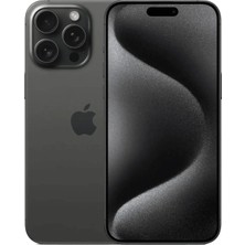 Yenilenmiş Apple iPhone 15 Pro 128 GB Siyah Titanyum Cep Telefonu (12 Ay Garantili) - B Kalite