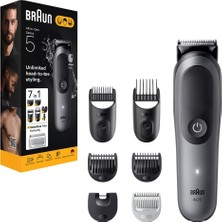 Ayrex Hepsi Bir Arada Series 5, 7'si 1 Arada Tıraş Kiti, Keskin Bıçak, Vücut Tıraşı AIO5520