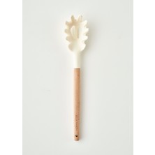 Bella Maison Olivia Silikon Makarna Kepçesi Krem (31X6X4 Cm)