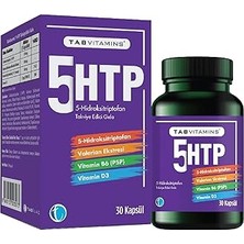 Renas Store 5-Htp 30 Bitkisel Kapsül Valerian Vitamin B6 P5P Vitamin D3