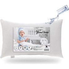 Uravas Store Vionel Home Su Geçirmez Bebek Yastığı, 35X45, Küçük Çocuklar Ultra Yumuşak, Makinede Yıkanabilir, Nefes Alabilir, Bakımı KOLAY,%100 Pamuklu Yastıklar, Uyku, Seyahat, Beyaz Seyahat Yastığı.