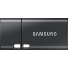 Samsung USB Bellek, USB - C, 512 Gb, 400 Mb/s Okuma, 110 Mb/s Yazma, Dizüstü Bilgisayarlar, Tabletler ve Akıllı Telefonlar Için USB 3.2 Gen1 Flash Sürücü, Titan Gray, Muf -512DA4/APC