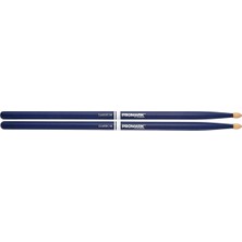 Ayrex TX5AW-BLUE Baget 5A Hıckory Mavi Mavi Renkli Hıckory Baget