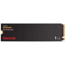 Sandisk Extreme M.2 Nvme SSD 1 Tb (Dahili Ssd, Pcıe Gen 4.0, 5.150 Mb/sn'ye Kadar, Ncache Teknolojisi, 5 Yıl Garanti)