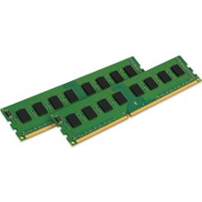 Kingston Valueram 8 GB (2x4 Gb) Kit, 2 1600MT/S Ddr3 Ecc Olmayan CL11 Dımm 1rx8 1,5 V KVR16N11S8K2/8 Masaüstü Bellek