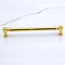 Uravas Store Talas Gold Altın Metal Kulp 224 mm Mobilya Çekmece Mutfak Dolabı Dolap Kulpları Kulb 19.2 cm