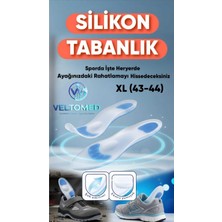 Ayrex Xl Bdn Tam Ortopedik Anatomik Silikon Jel Tabanlık Şok Emilimi ve Topuk Ağrısı Önleyici