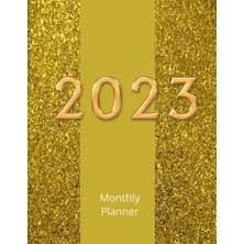 Uravas Store 2023 Glitter Monthly Planner: Pages For Monthly Planning & Notes