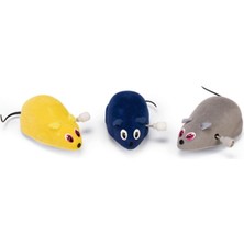 Uravas Store Beeztees Kedi Oyuncağı Kurmalı Fare, 6,5X5X3CM