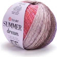 Yarnart Summer Dream %70 Pamuk %30 Viskon – 100 G 350 M Ince Yazlık Örgü Ipi-1 ADET-4315 Çok Renkli