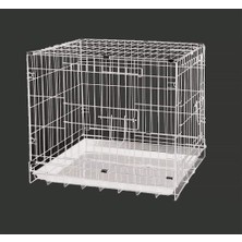 Ayrex Köpek Kafesi Beyaz 61X44X50, 600-041CW