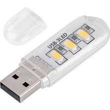 Ayrex Ayzek Portatif Mini USB LED Işık Gece Okuma Kamp Lambası