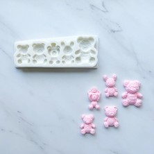 Siliko World Silikon Kalıp Mum Kalıbı Şeker Hamuru Kalıbı Taş Tozu Döküm Kalıbı