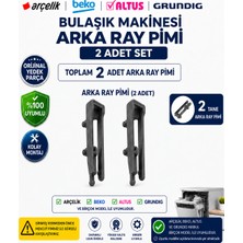 Öz Beyaz Eşya Arçelik 6251 Es Bulaşık Makinesi Üst Sepet Ray Uç Stoper Pimi (2 Adet )