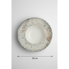 Valencia Makarna Tabağı 28CM Dijital Fade-B Rinart