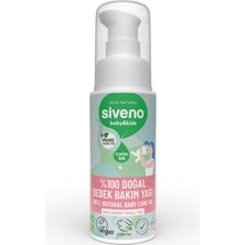 Uravas Store Siveno %100 Doğal Bebek Yağı Organik Jojoba Bakım Masaj Yağı Parafinsiz Bitkisel Vegan 50 ml