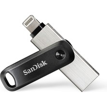 Sandisk Ixpand Go Flash Sürücü iPhone Belleği 128 GB (Ipad Uyumlu, Otomatik Yedekleme, Anahtarlık Işlevi, USB 3.0, Ixpand Uygulaması), Siyah
