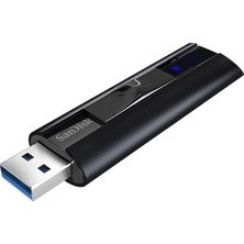 Sandisk Extreme Pro USB 3.2 Katı Hal Flash Sürücü 512 GB (420 Mb/sn'de Okuma, 380 Mb/sn'de Yazma, Parola Koruması, Sağlam Kasa, Rescuepro Deluxe Yazılımı)