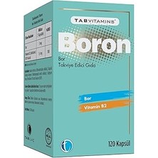 Renas Store Tabvıtamıns Boron 120 Bitkisel Kapsül Bor 3 Mg Vitamin B2