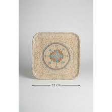 Verona Kare Servis Tabağı 22X22CM Dijital Celest-C Rinart