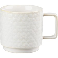 Uravas Store Villa Collection Vılla Collectıon Elstra Taş Kupa Kirli Beyaz 500 ml