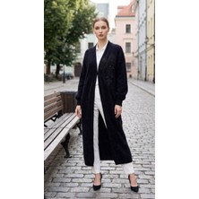 Aymiss Moda Angora,uzun,boncuk Aplikeli Uzun HIRKA(130CM)