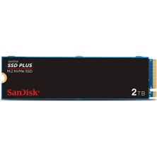Sandisk SSD Plus M.2 Nvme SSD 2tb (M.2 2280, Pcıe Gen 3.0, Kolay Kurulum, Western Digital Dashboard, 3 Yıl Garanti)