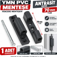 Ymn Antrasit Pvc Pencere Pimapen Menteşesi 70 mm (Uzunluk :7 Cm) 1 Adet Gönderilir