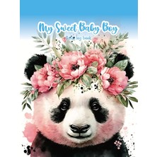 Uravas Store My Sweet Baby Boy, Baby Daily Logbook: Cute Panda Arts Journal For Baby Routine Tracking, Feeding, Sleep, Diapers, Mood, Activities For New Mom, ... You Feel More In Control Of Your Baby's Care.