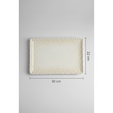 Flora Dikdörtgen Kayık Tabak 30X22.5CM Dijital Punto Rinart