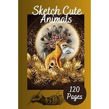 Uravas Store Sketchbook For Kids 9-12: 120 Sheets Cute Animals Sketchbook For Drawing Practice, Durable Acid Free Drawing Pad, 6x9 Inch Drawing Book For Boys, Girls, Animals Art Drawing Paper For Kids