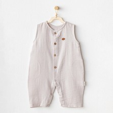 Andywawa AC25883 Müslin Home Bebe Tulum Beige
