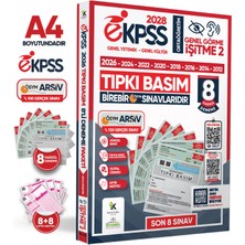 İnformal Yayınları 2028 EKPSS Ortaöğretim Genel Görme İşitme-2 ÖSYM Çıkmış Soru Tıpkı Basım 8li Kitapçık Deneme Paketi