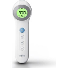 Braun BNT400 Beyaz Temassız Alından Ateş Ölçer - Hızlı ve Hassas Ölçüm Özelliği