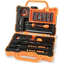 Jakemy JM-8139 Çok Fonksiyonlu Alet Çantası 45 Parça Metal Materyal ile Ergonomik Sap Özelliği
