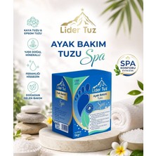 Lider Tuz Ayak Bakım Tuzu Spa 1 kg (4X250 Gr) %100 Doğal Mineralli Kaya Tuzu ve Epsom Tuzu
