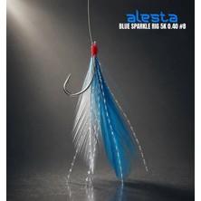 Alesta Blue Sparkle Rıg X0253 5 Köstek Hazır Takım 0.40MM No:6 Iğne