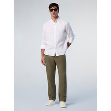 North Sails European Flax Regular Fit Erkek %100 Keten Pantolon